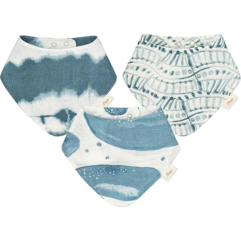 Caspian 3-pc. Baby Bib Set (Whale)