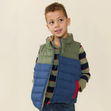 Boys Reversible Riley Vest - Space Rocket