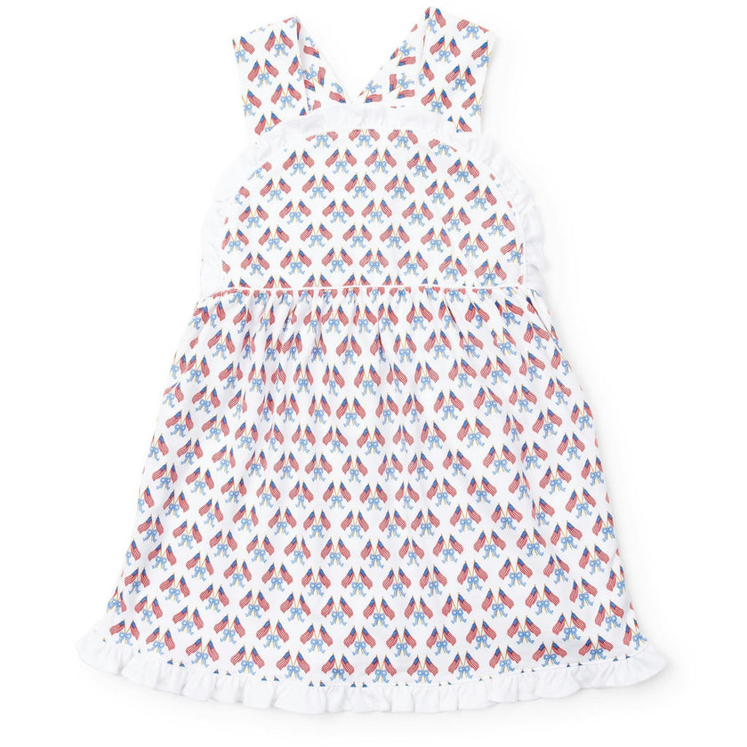 Eden Girls' Dress - Stars, Stripes and Bows