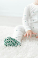 Organic Cotton Evergreen Zip Holiday Baby Sleeper Pajama