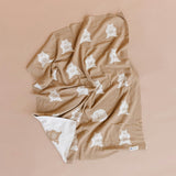 Organic Cotton Blanket, Honey Bear