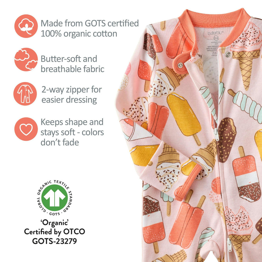 SHADOW Sleep & Play Baby Pajamas for Boys & Girls
