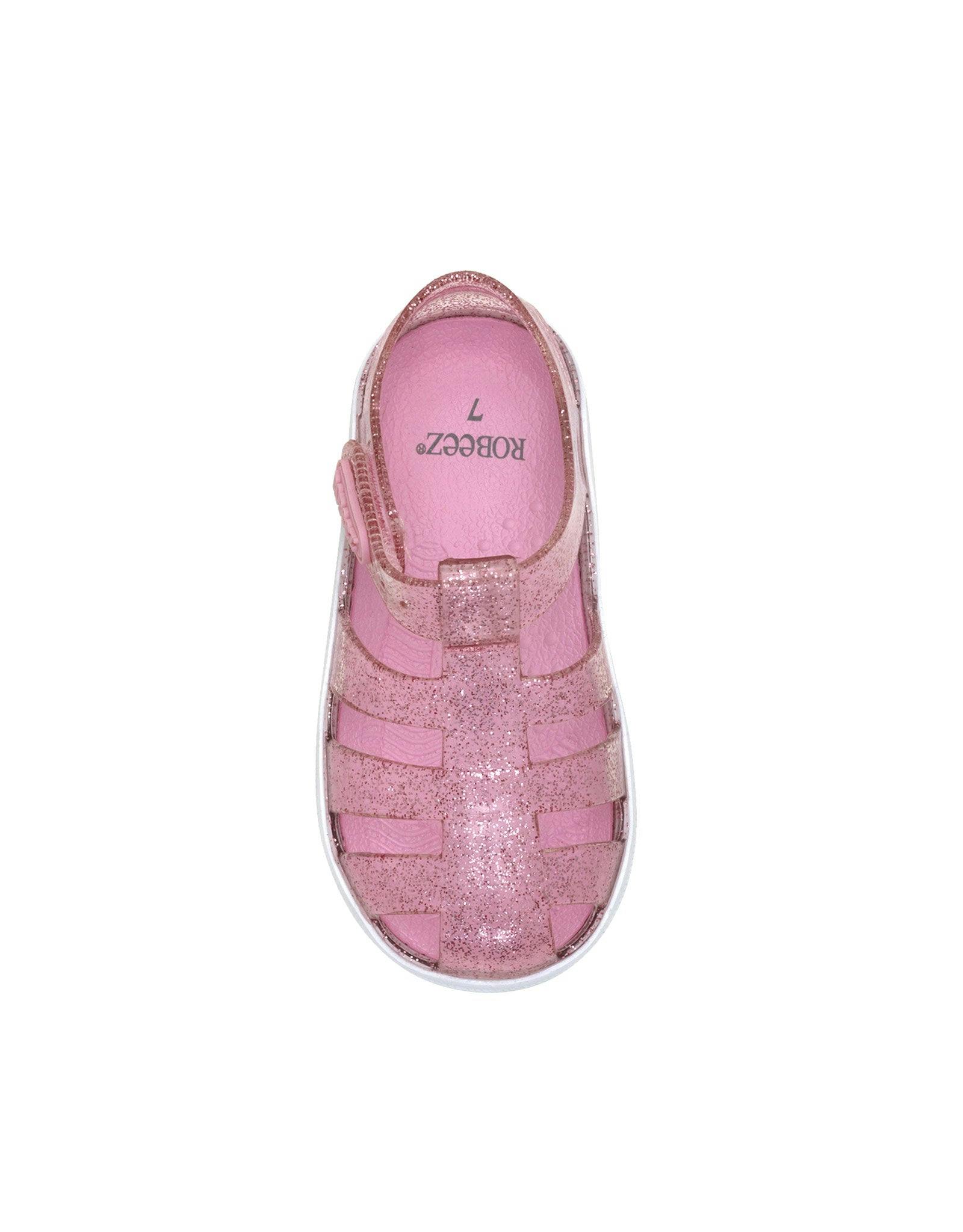 Elite Glitz Jelly Shoes in Pink