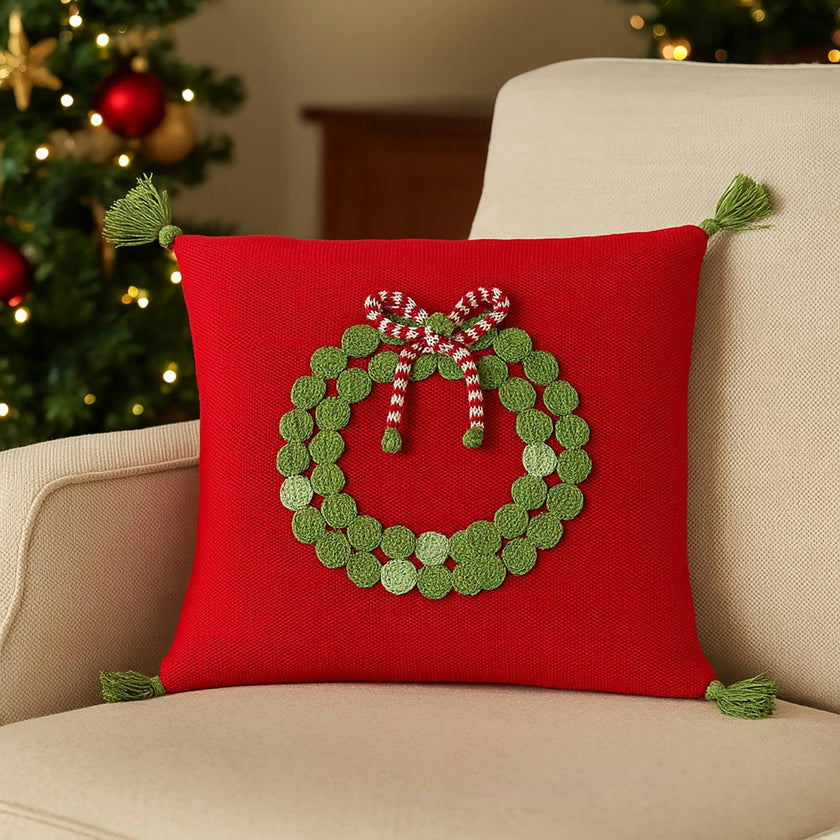 Wreath Pillow