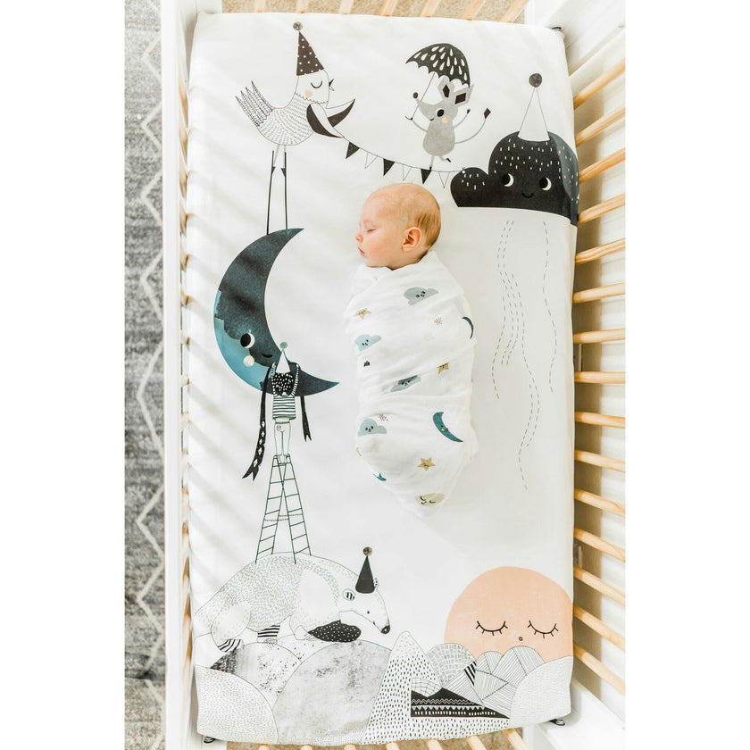 The Moon's Birthday Standard Crib Sheet