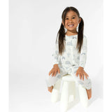 Grey Rainbows Bamboo Convertible Footie
