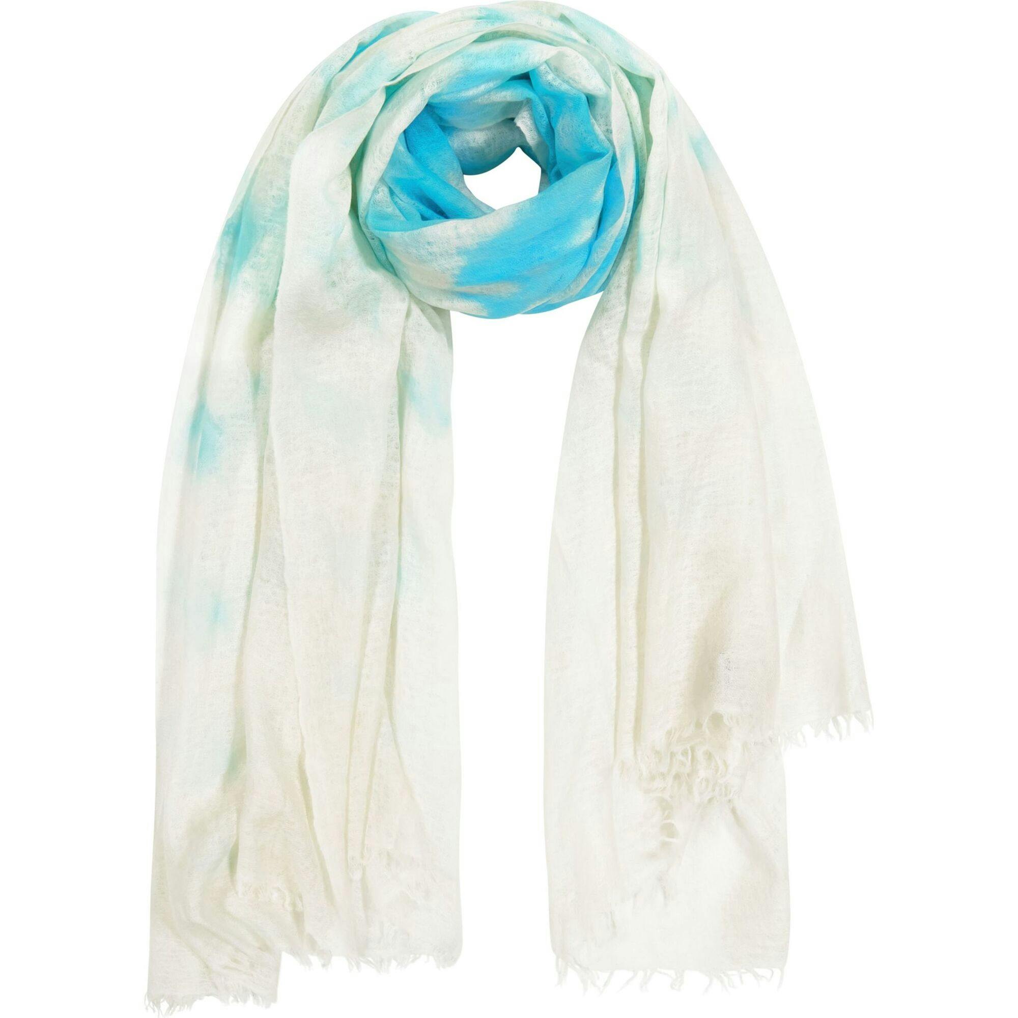 Cashmere Hand-Dip Dye Saline Pareo Scarf