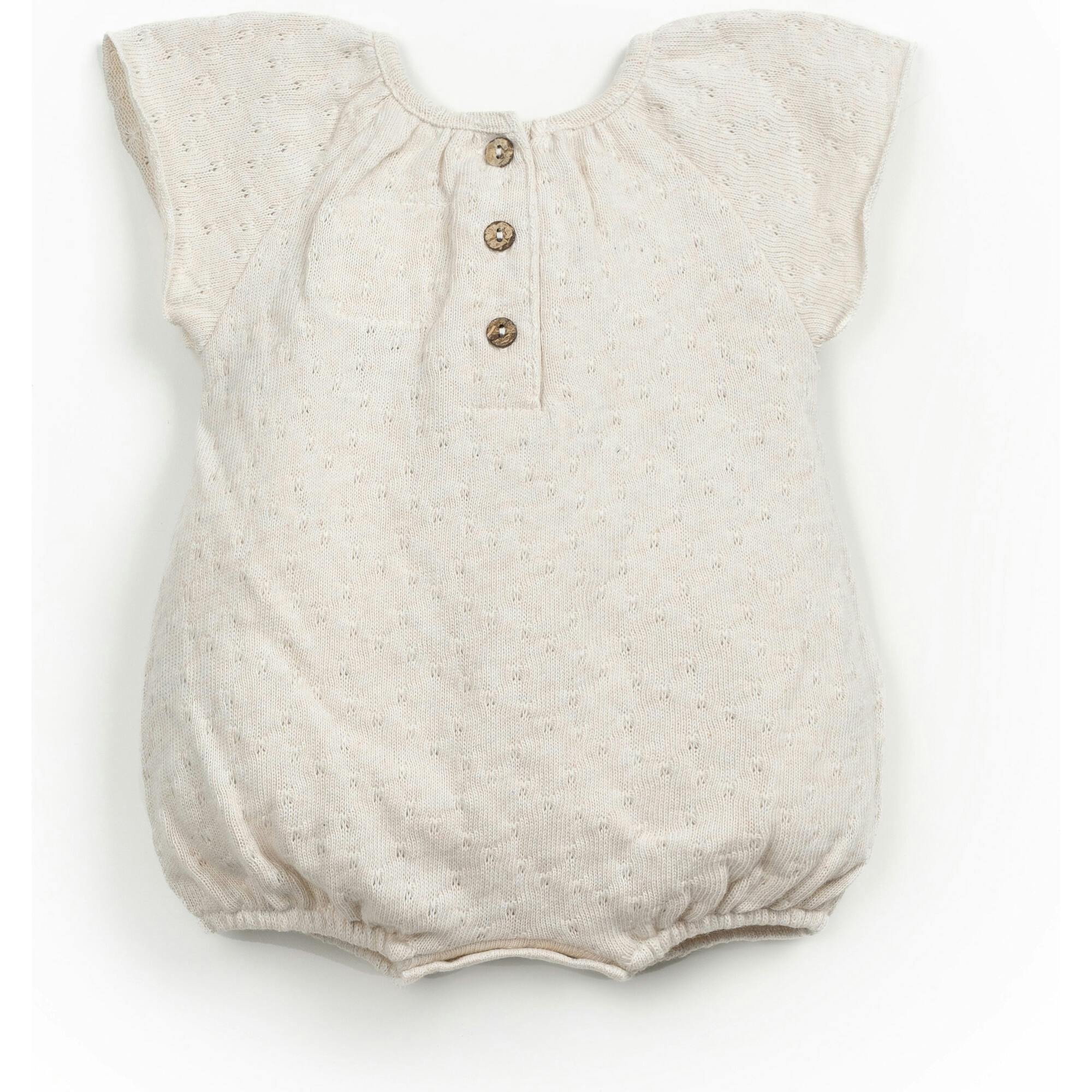 Pointelle Cap Sleeve Romper