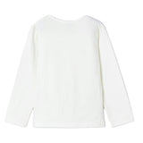 Ivory Kids Heart Applique T-Shirt