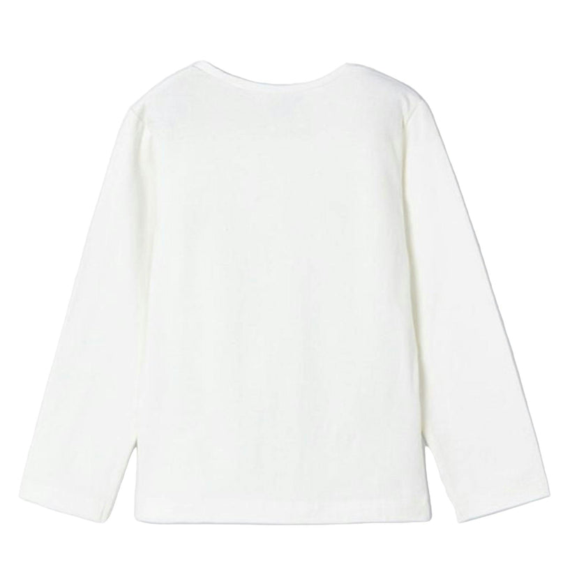 Ivory Kids Heart Applique T-Shirt