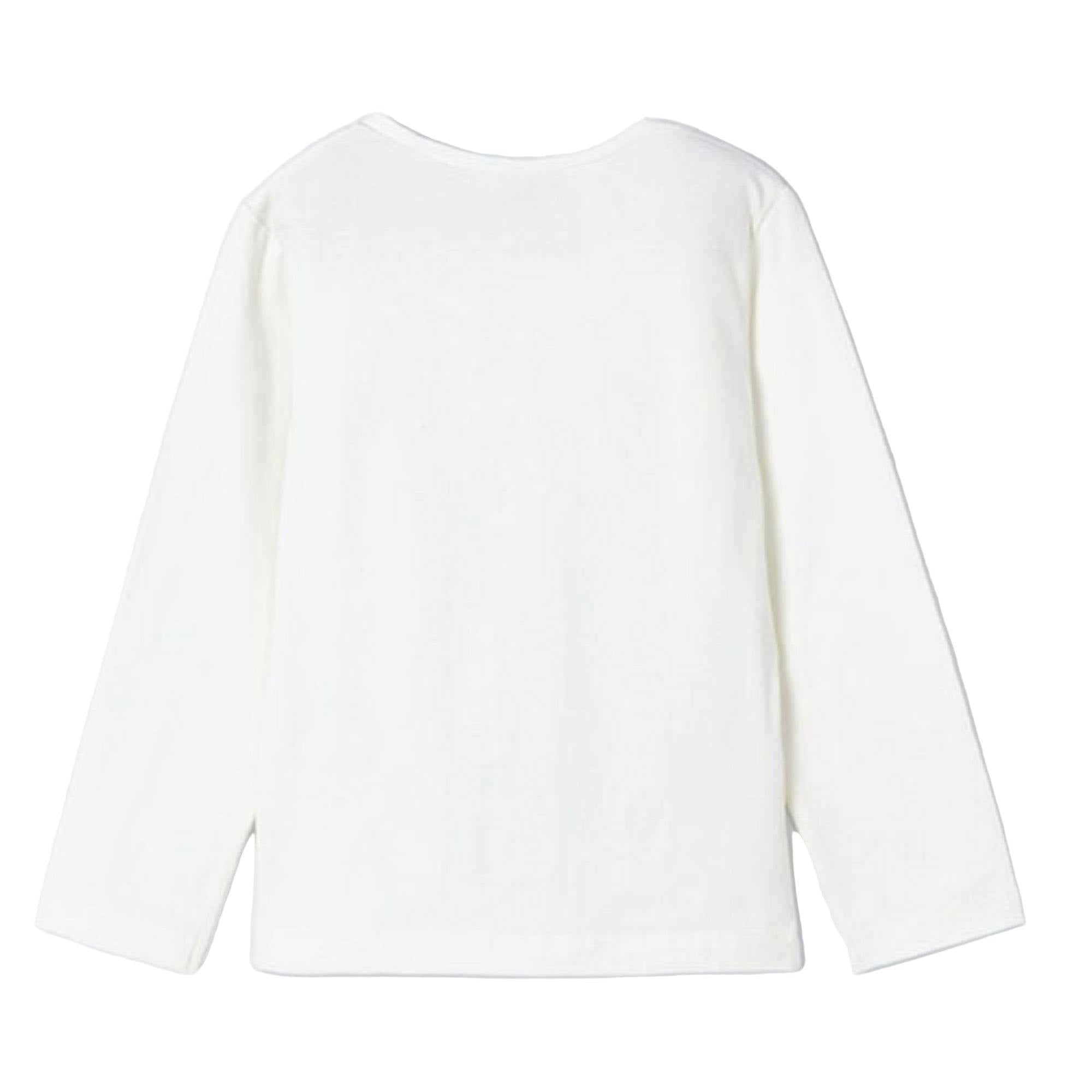 Ivory Kids Heart Applique T-Shirt