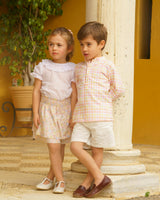 Montaigne Blouse White Voile