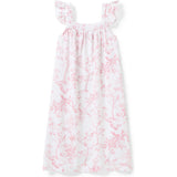 Girl's Twill Clara Nightgown in Pink Timeless Toile
