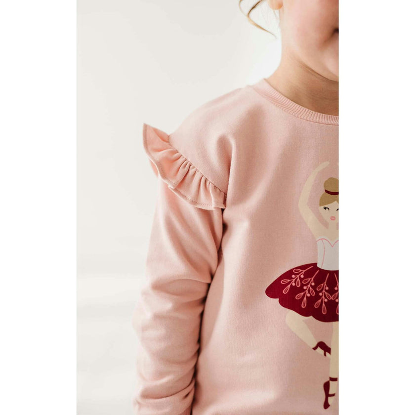 Ruffle Sweatshirt Ballerina