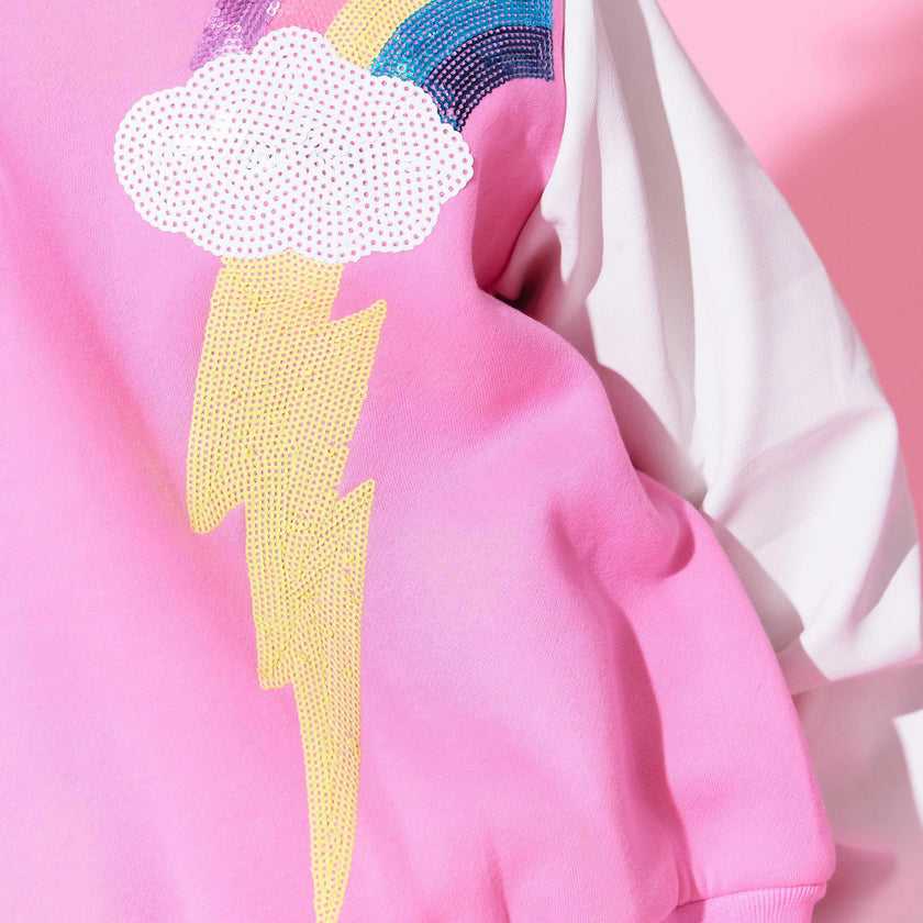 Good Vibes Varsity Bomber Jacket