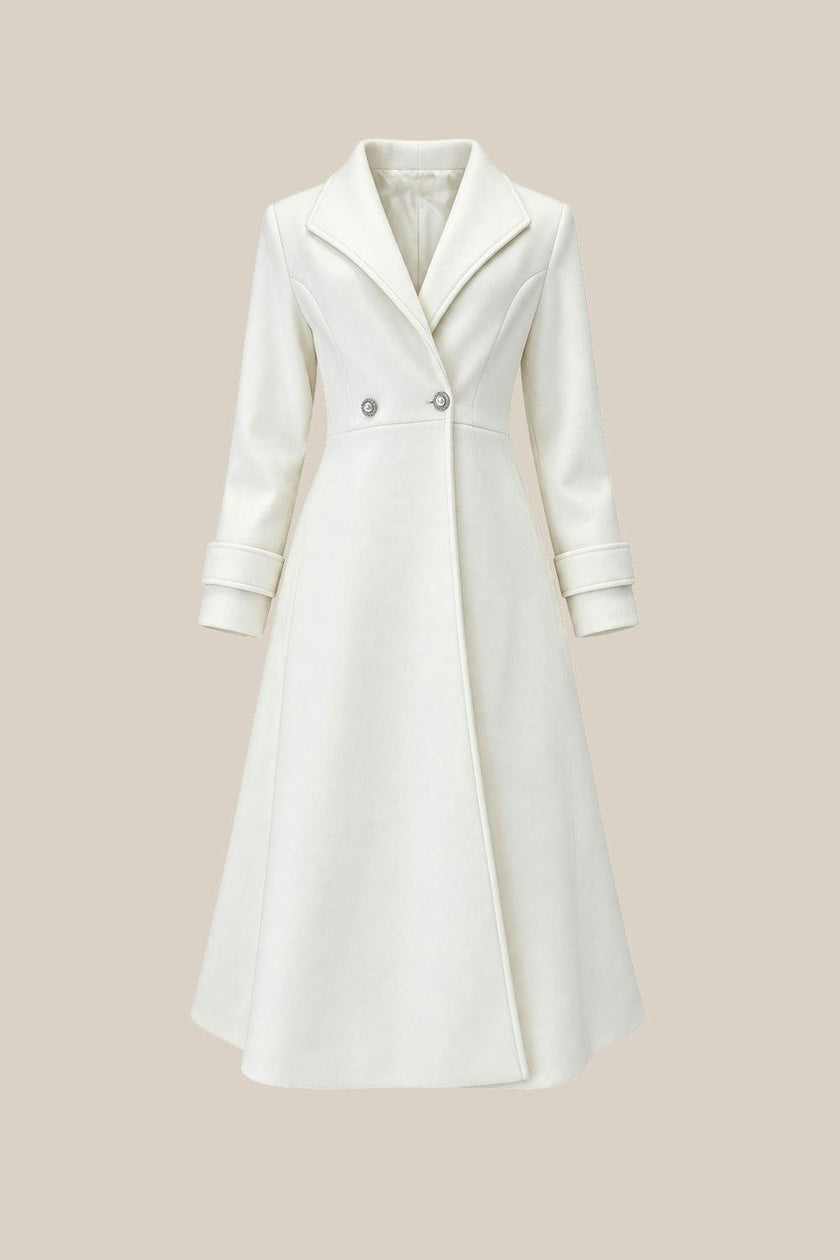 Della Coat in Cream