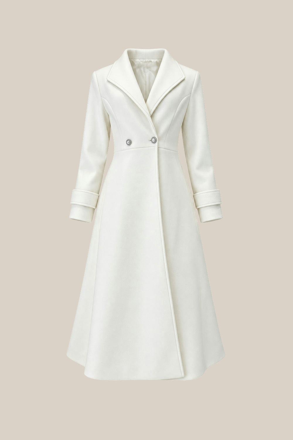 Della Coat in Cream