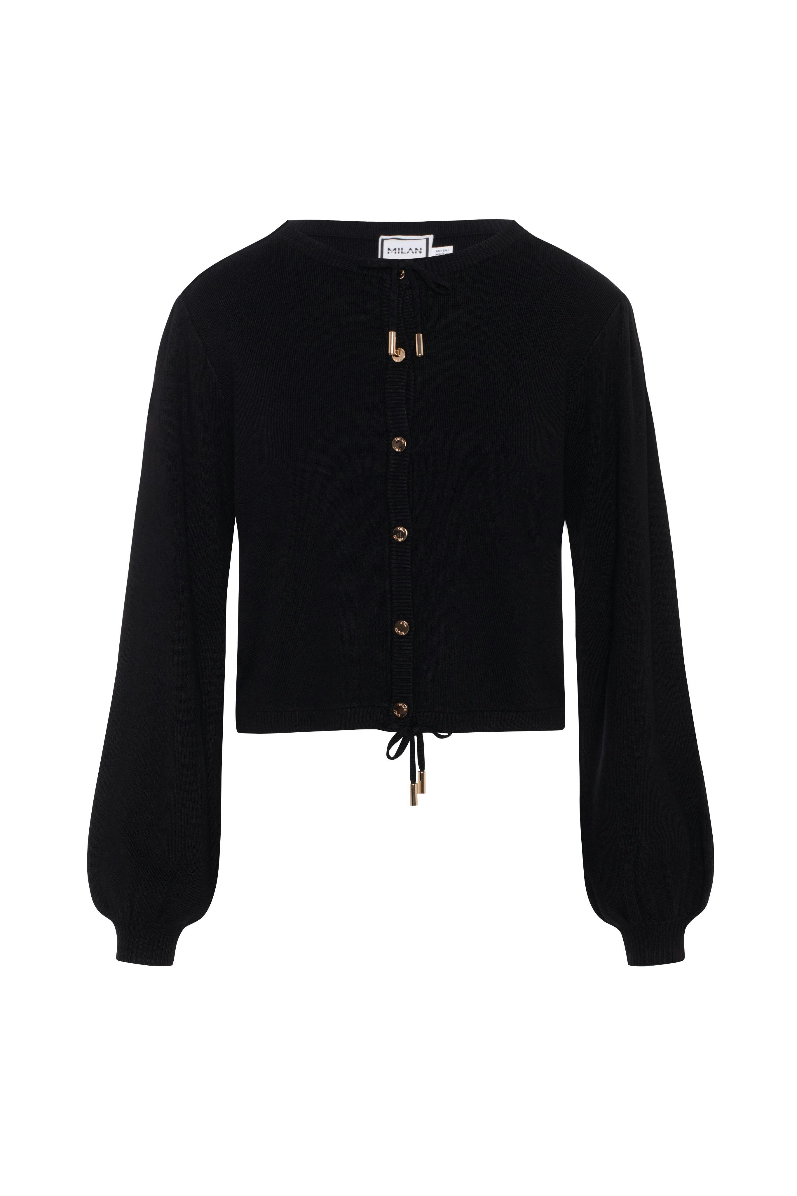 Cropped Knit Cardigan