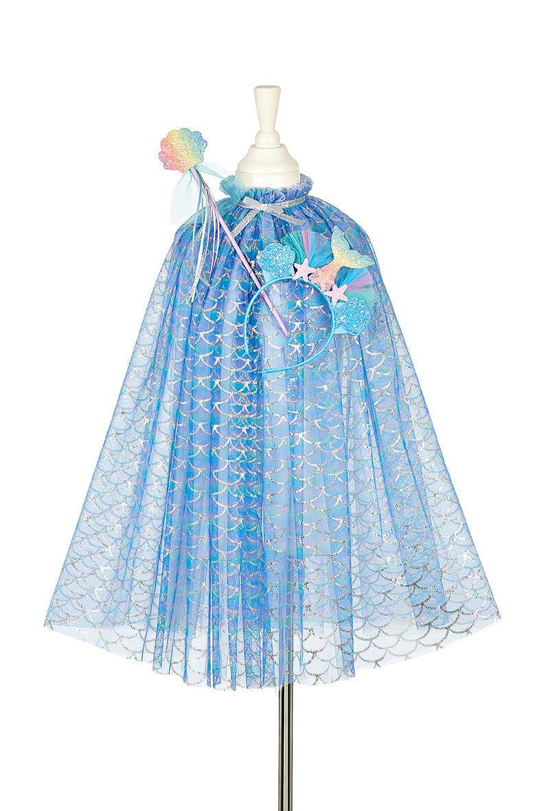 Marlya Mermaid Cape + Tiara + Wand Set