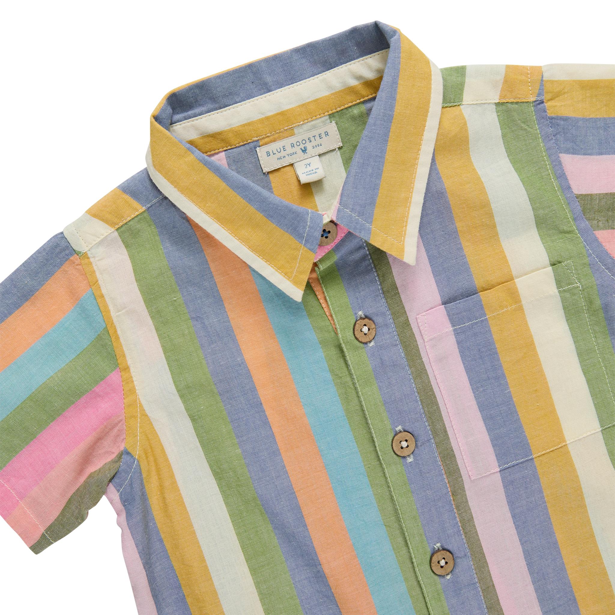 Boys Jack Shirt - Parade Stripe