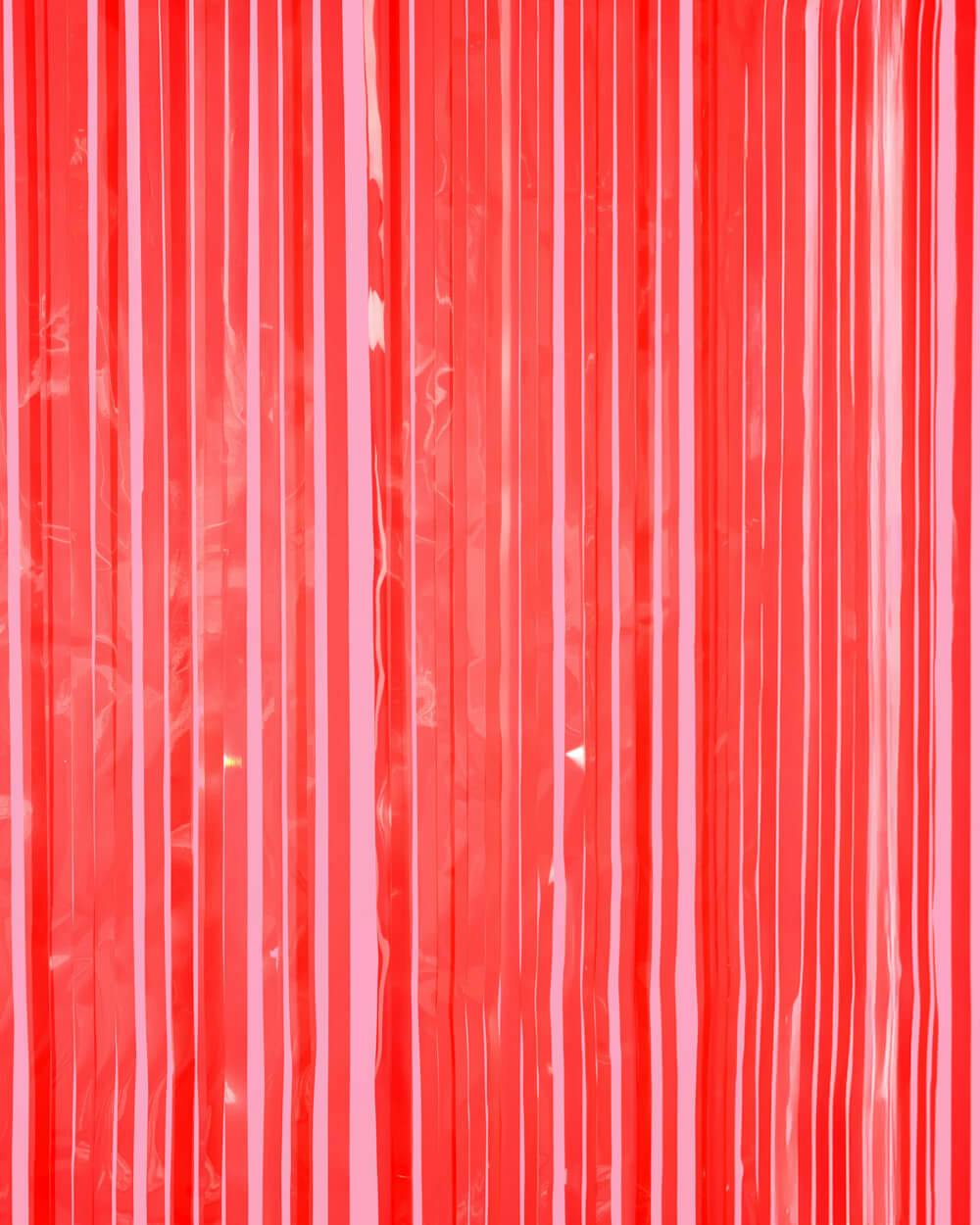 Cherry Red Curtain - set of 2 curtains