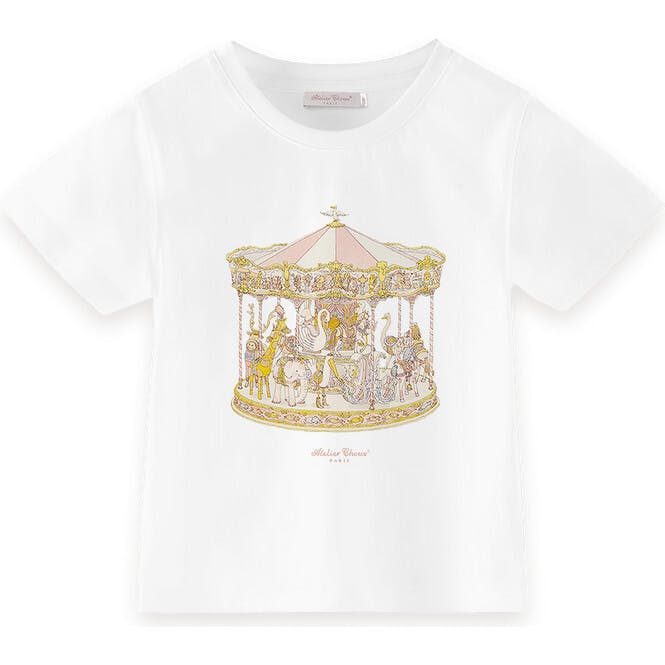 Choux Basics Graphic T-Shirt - Carousel Pink