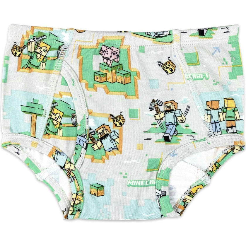 Minecraft Bamboo Boys' Underwear 7-Pack