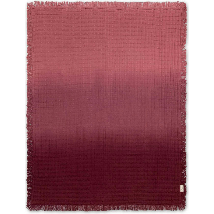 Multi-Layer Orchid Ombre Muslin Cotton Baby Blanket