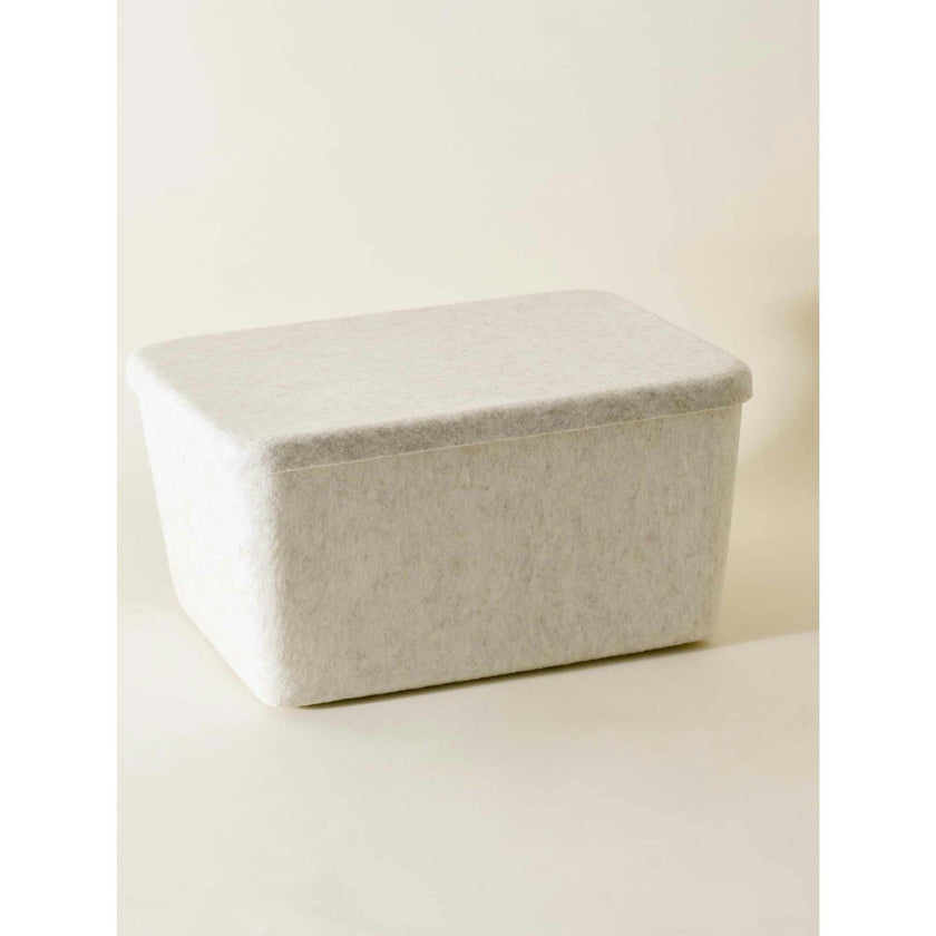 The Sculpted Bin - Wide with Lid