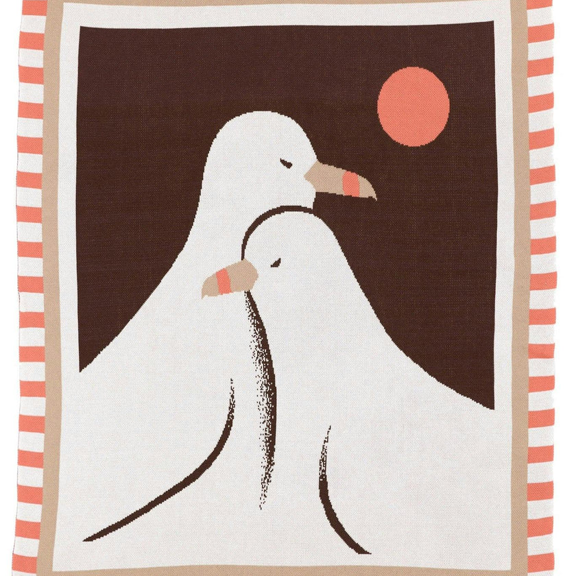 Lovebirds Knit Blanket