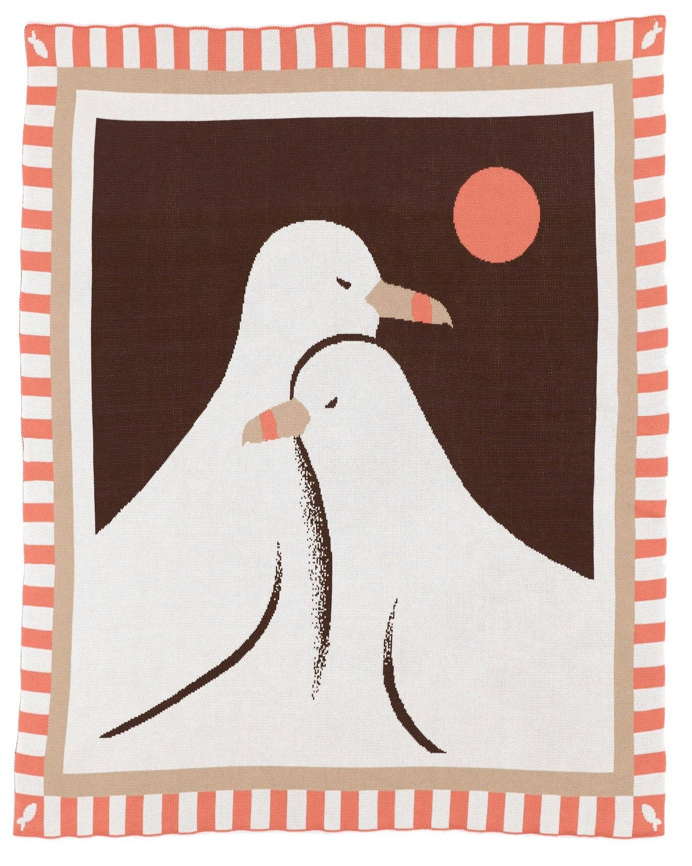 Lovebirds Knit Blanket
