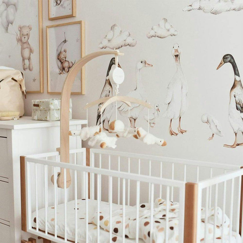 White Ducks Return To Innocence Wall Decal Set