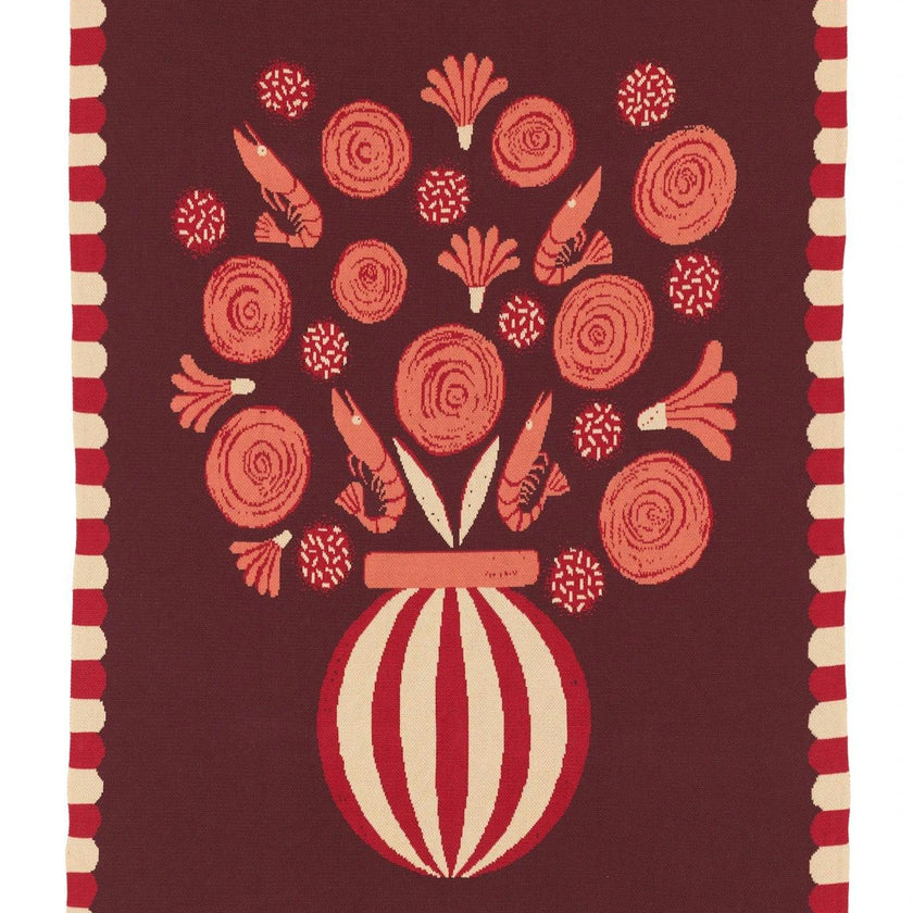 Le Bouquet Knit Blanket