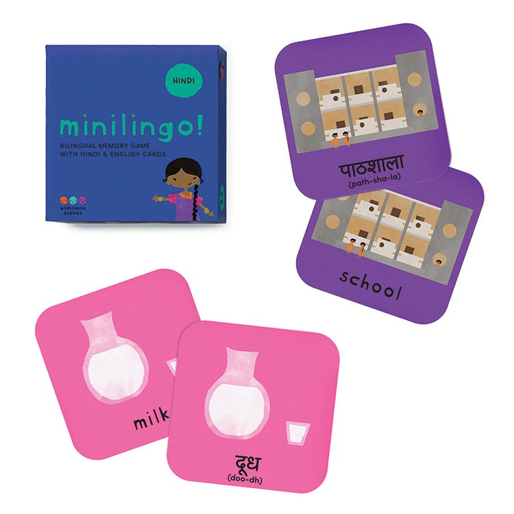 Minilingo, Hindi/English Flashcards