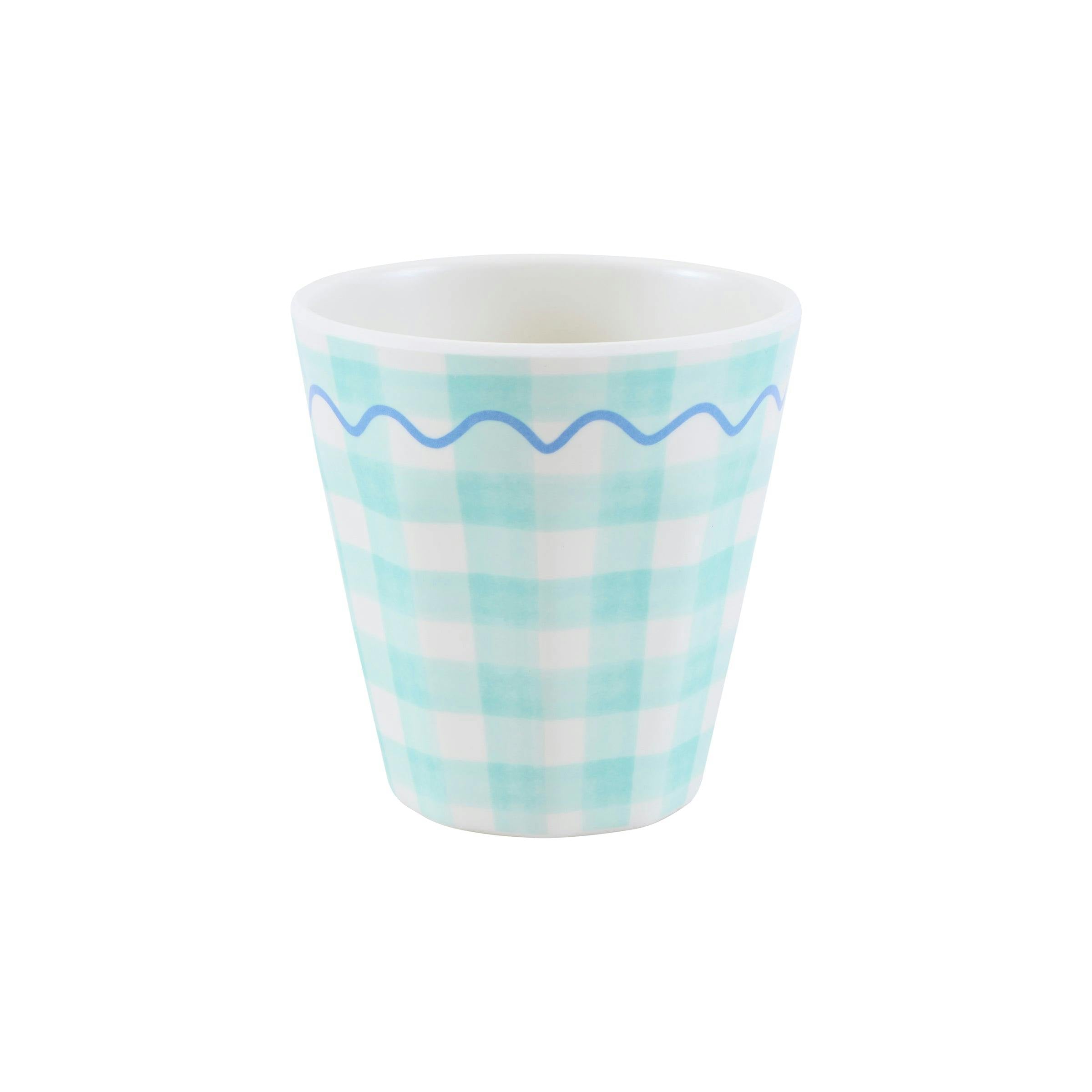 Gingham Reusable Cups