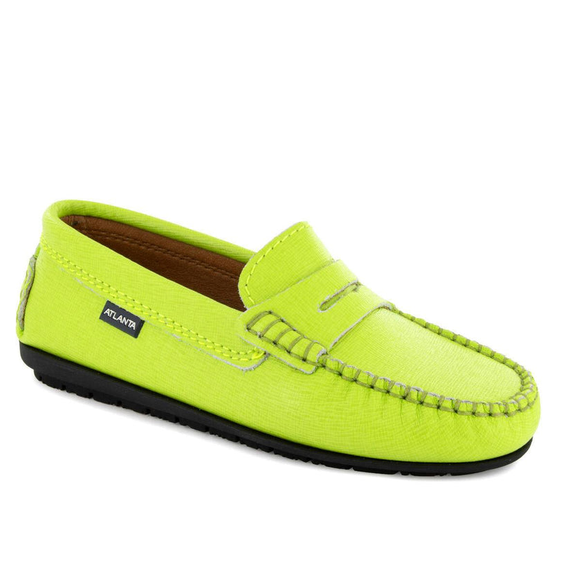 Penny 032 Walker Moccasins, Green Abacate Leather