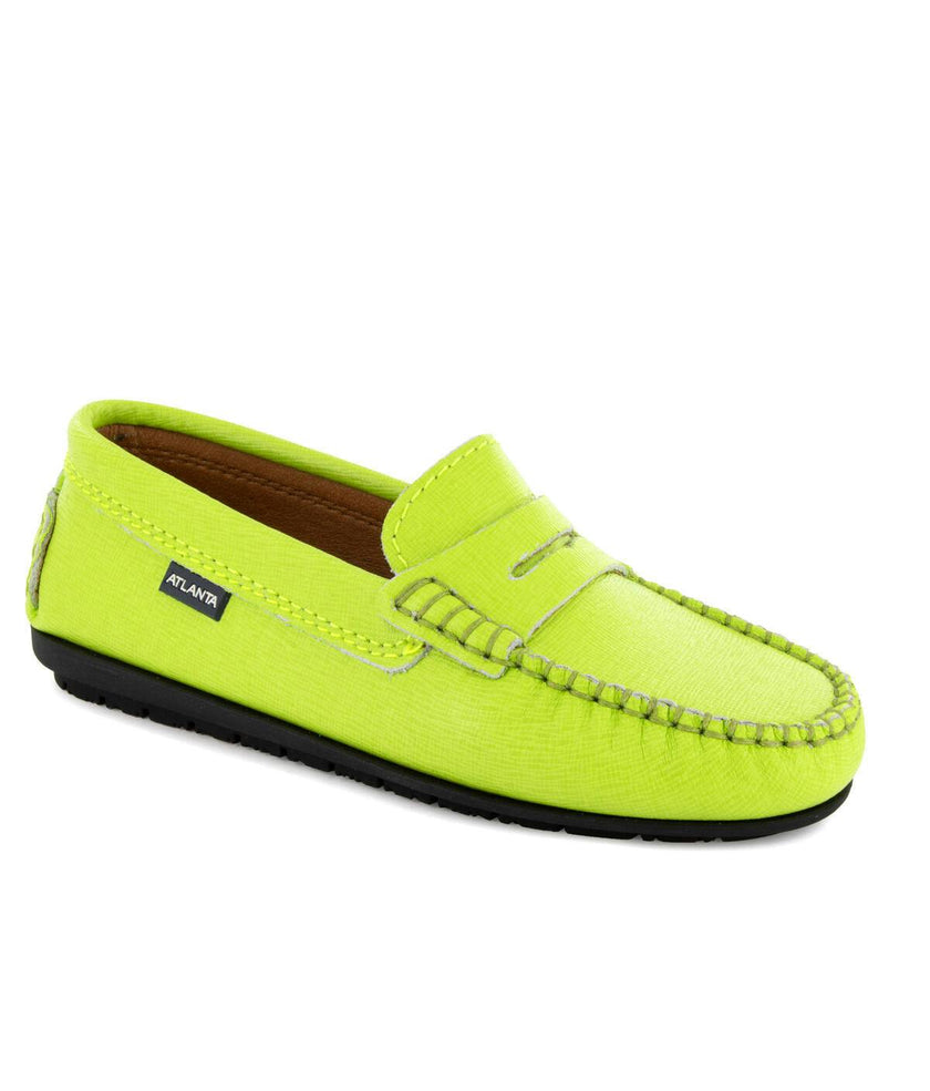Penny 032 Walker Moccasins, Green Abacate Leather
