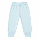 Blue Classic Pants in Pima Cotton