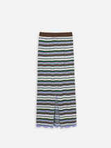 women's organic cotton midi skirt – juicy grape