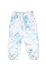 Mini Kian Jogger Sweatpants in Blue Aquarelle Fleur