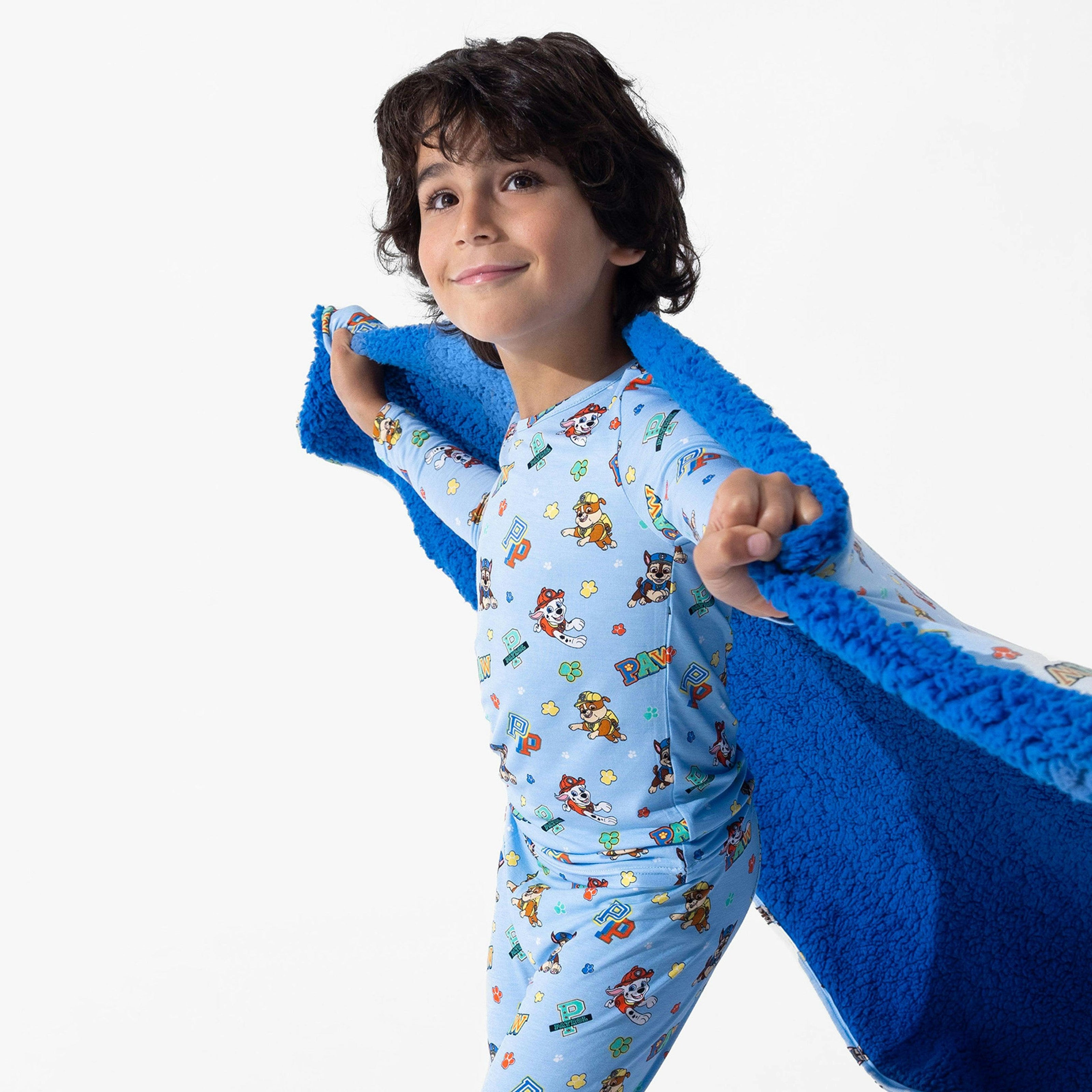 PAW Patrol: Varsity Blue Bamboo Kids Pajamas