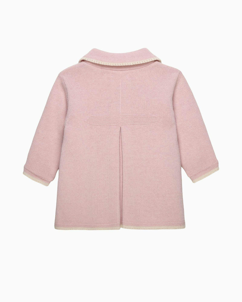 Baby Alexandra Knitted Coat in Pink