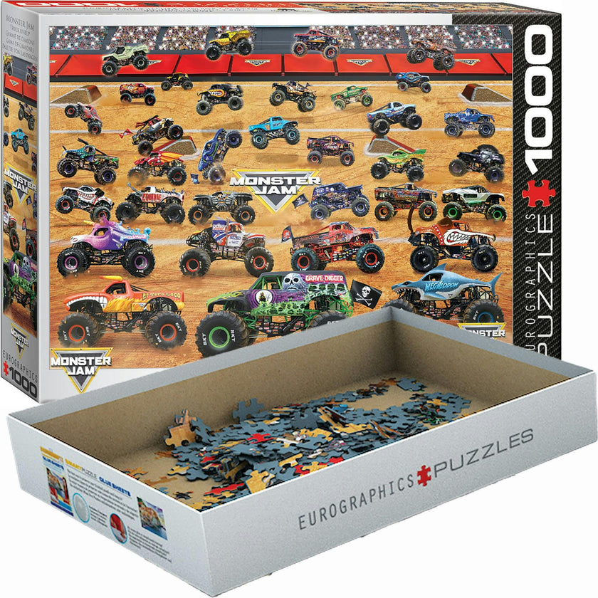 Monster Jam: Truck Lineup - 1000pc Puzzle