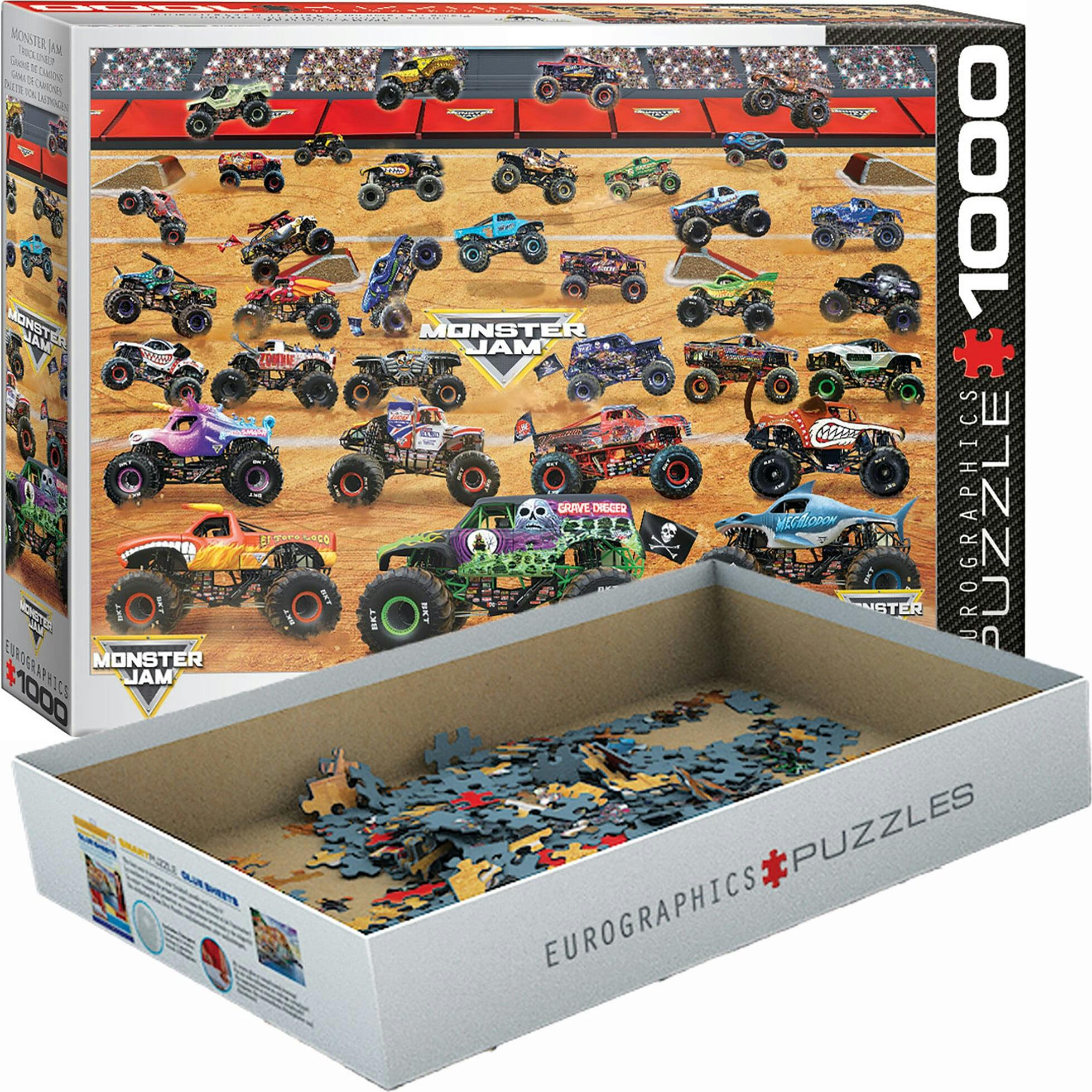 Monster Jam: Truck Lineup - 1000pc Puzzle