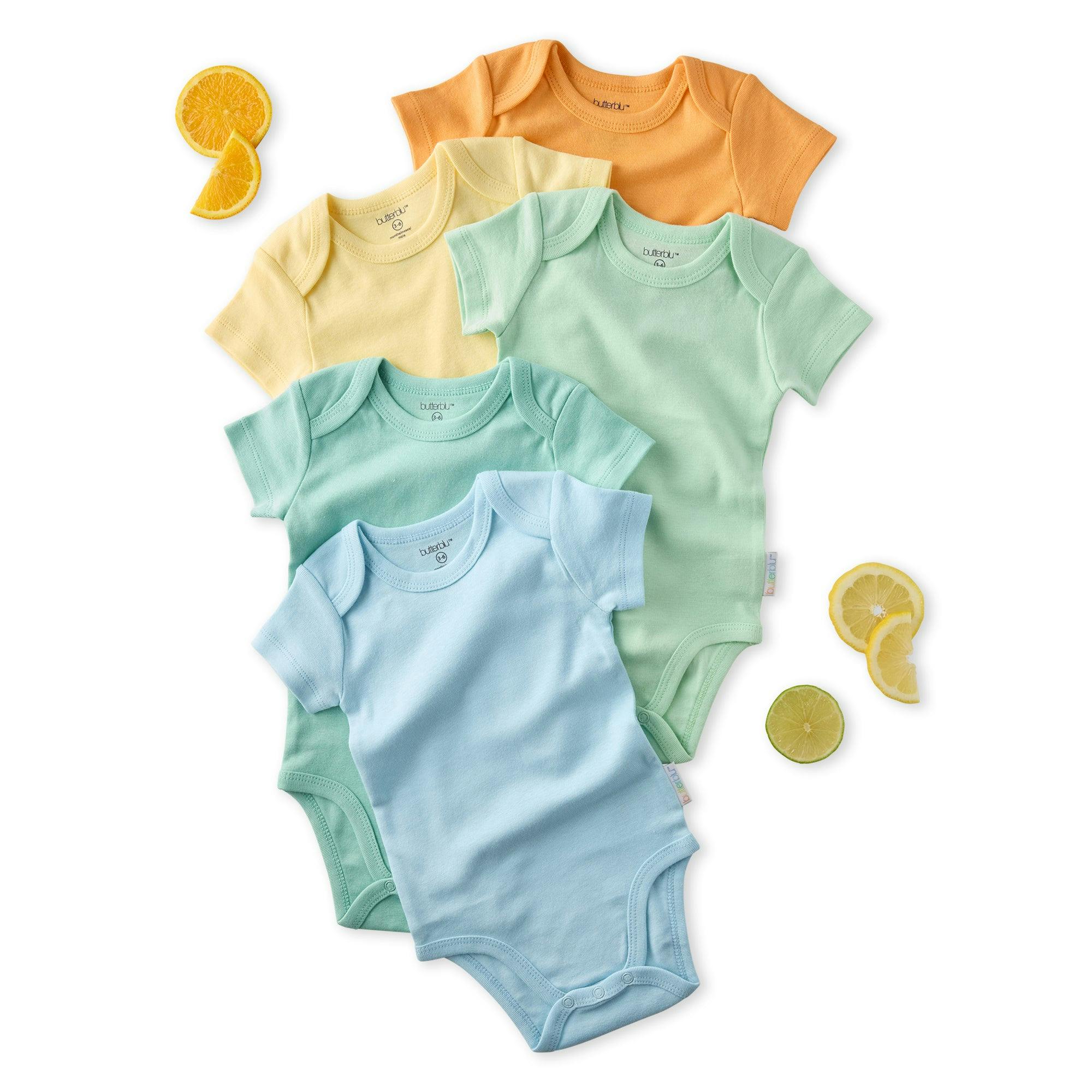 AVERY 5-Pack Short Sleeve Bodysuits