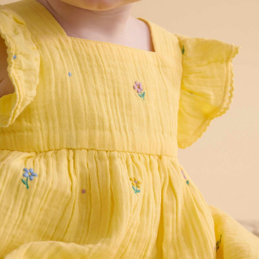 Butterfly Dress Daisy Broderie