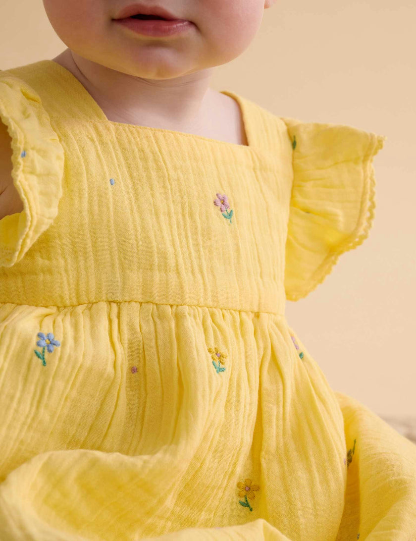 Butterfly Dress Daisy Broderie