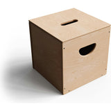 Wooden 14-inch Square Toy Box