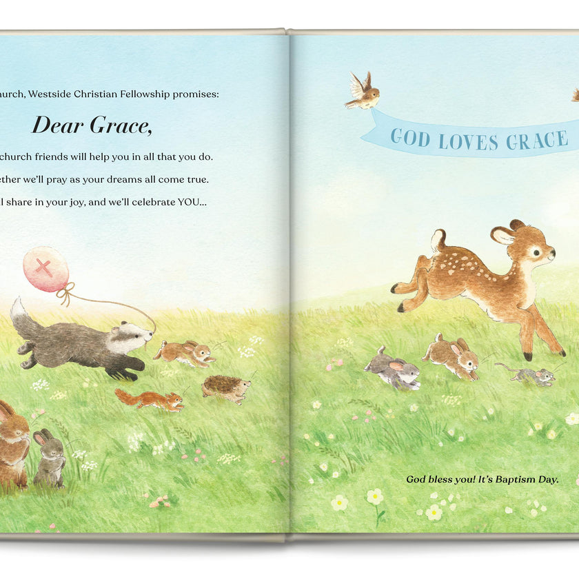 Baptism Promises Personalized Book