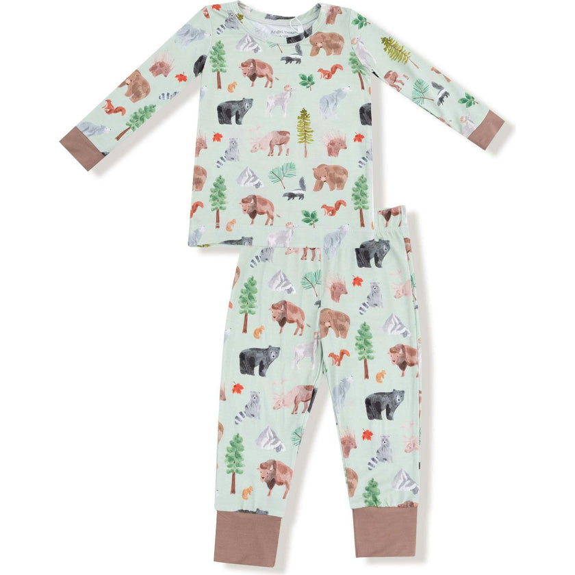 American Woodland Animals - Long Sleeve Loungewear Set